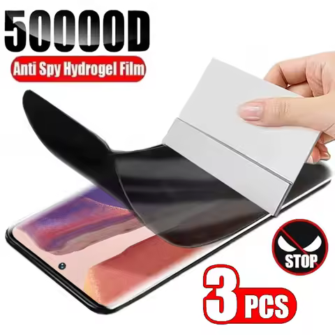 3Pcs Anti Spy Privacy Hydrogel For Vivo 400 Pro T4 Pro Ultra Lite T4x T4R For V50 V60 V60E Lite 4G 5