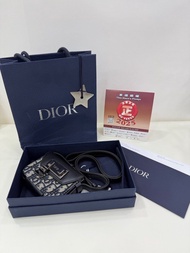 Dior monogram nano pouch with sticker迪奧 老花迷你小廢包 閒置品