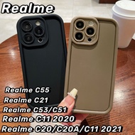 ⚡จัดส่งทันที⚡เคสโทรศัพท์มือถือ Tpu นิ่ม เรืองแสง สีแคนดี้ หรูหรา สําหรับ For Realme C11 C20 C21 C25 