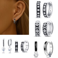 Ladies Retro Earrings S925 Sterling Silver Original Jewelry Charm Earrings Retro Earrings