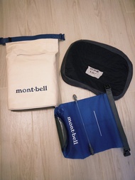 $250 全部 - Mont bell 保溫袋 水袋 sea to summit 枕頭