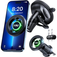 YRU [Benar-benar Naik Taraf & Paten] Pemegang Telefon Kereta untuk Magsafe [98+LBS Penyedutan Terkua