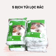 Combo of 500 sink filter bags, sink filter mesh bags, sink trash bags