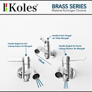 KOLES 8787 Brass Chrome Shower Faucet