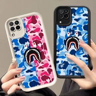 Q-27 bape shark Black white Case for Samsung Galaxy A12 M12 F12 5G
