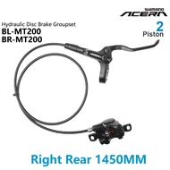 MT200เบรก Shimano แท้2ลูกสูบดิสก์เบรกไฮดรอลิคสำหรับ MTB และ E-Bike อัพเกรดจาก M315
