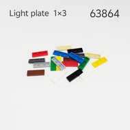 MOC 50 Pieces Small Particle Assembled Building Blocks 1 x 3 Glossy Panel Compatible with 63864 Basi