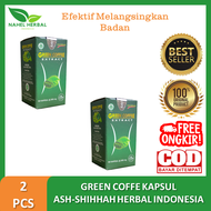 Paket 2 Botol Obat Diet Detox Herbal Alami Paling Ampuh Cepat Kurus Kapsul Green Coffee Extract Ash-