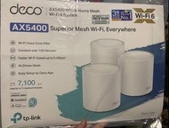 TP-Link Deco X60 AX5400 802.11ax Wi-Fi 6 Mesh Router (3件)