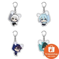 BLUE LOCK Anime Figures Karasu Tabito Hiori You Acrylic Keychain Character Rin Itoshi Cute Bag Decor