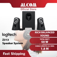 [New Stock] LOGITECH Z313 Speaker System with Subwoofer, Rich Balanced Sound & Easy Controls