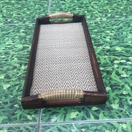 7x14 Curved Wooden Tray