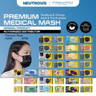 【NEUTROVIS Authorized Distrubutor】MEDICAL Earloop Adult Mask 3ply/4ply Premium Medical Face Mask Sensitive Skin