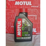 Y15ZR Y16ZR LC135NEW RS150 FZ150 - MOTUL 5100 15W50 / 10W50 MOTORCYCLE ENGINE OIL 1L ORI 💯 MOTUL 510