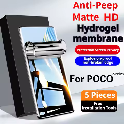 F7Ultra Matte Hydrogel Film For POCO X7 Pro F6Pro Privacy Screen Protector F7Pro X6Pro Full Soft HD