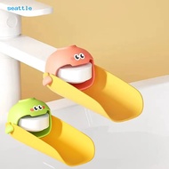 SEA_Kids Faucet Extender Cartoon Widened U-shaped Effective Water Diversion Children Hand Washing Splash-proof Bathroom Kitchen Sink Tap Extender