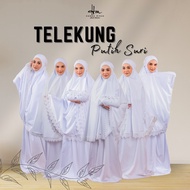 Hanna Mirae Telekung Putih SURI Silky Cotton Sejuk Lembut Ironless Travel Haji Umrah Hantaran Hadiah