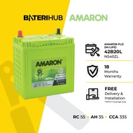 [ FREE INSTALLATION ] 42B20L | Amaron FLO ( Hi-Life ) | Car Battery Bateri Kereta | Kancil Kelisa Vi