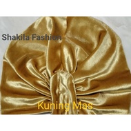 Super Velvet Instant Turban // 2 In 1 Instant Turban.Luxury Velvet Turban.