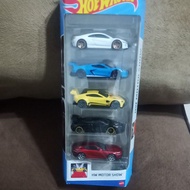 Hw motor show hotwheels gift pack 17 acura nsx/corvette c8r/aston martin vantage/mclaren senna/20 ja