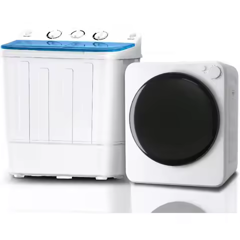 Portable Washer and Dryer Combo Set, 32 lbs Portable Clothes Dryers, 5 Drying Modes, 18 lbs Fully Au