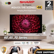 SHARP 60' 65' 70' INCH Android LED TV Smart TV Television