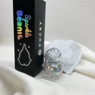 ［已拆盒］泡泡瑪特 畢奇 Pucky 展覽限定 閃豆 Sparkle Beanie 豆子 閃透