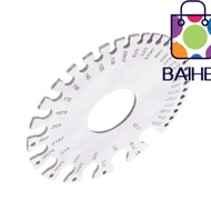 BAIHEE Round Wire Gauge, Metric and Imperial Scales Stainless Steel Thickness Gauge, Non-Ferrous Met