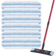 6 Pek Pad Mop H2prO Serasi dengan Sistem Mop Rata O Ceda H2PrO, Penggantian Kepala Mop Microfiber 10