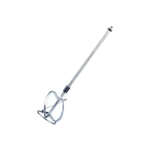 Paint and Mud Mixer Stirring Rod for Drill Agitator Mixing Rod Concrete Mortar Mixer, Silver