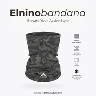 Elnino Multipurpose Headwear Mask Bandana Buff Outdoor Quick dryBANDO - Grey Camo