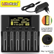 LiitoKala Lii-S12 S8 S6 AA AAA 16340 14500 18650 26650 21700 32700 Li-Ion LiFePO4 Ni-MH/CD แบตเตอรี่