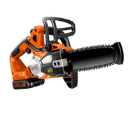 Shopping Ideal BLACK+DECKER เลื่อยโซ่ไร้สายพร้อมแบตเตอรี่ 20V รุ่น GKC1820L20-QW