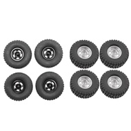 4PCS Tires & Wheels Rims Remote Control Cars Accessories for 1/16 RC Car Upgrade Parts