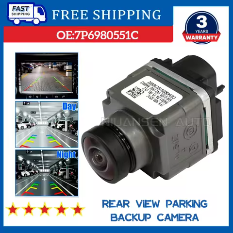 7P6980551C Surround View Camera Rear Parking Reversing Assist Camera Car 7P6 980 551 C For Audi A6 C