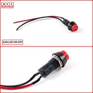 Saklar On Off Lampu Motor Mobil Variasi Bentuk Bulat Bahan Plastik ABS Tahan Segala Cuaca MSP