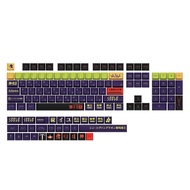 EVA 13 GMK 135 Keys Anime Mechanical Keyboard PBT Keycaps XDA Profile Dyesued Colorful Gaming Custom Key Caps