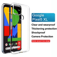 Original Imak Casing Google Pixel 4A 5G Transparent Soft TPU Back Case Clear Silicone Shockproof Cover