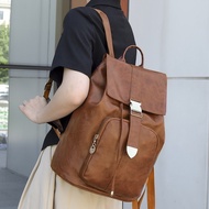 ARCHAIN TA864B7 PREMIUM IMPORTED BROWN LEATHER WOMEN'S BACKPACK Latest Trendy 2024 Import Trendy R2Z