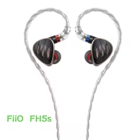 FiiO FH5s Two Loop Two Iron HiFi Monitor High Resolution Fever In Ear Earbuds with Four Units 2.5 3.