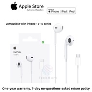 iPhone EarPods with USB-C Connector Original Headphones For iPhone 17/16/15 Earphone