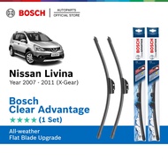 Bosch Clear Advantage U Hook Wiper Set for Nissan Livina X-Gear (BCA24"/BCA14")