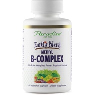 Paradise Herbs, Earth's Blend B-Complex, Methylated, Enzymatically Active Forms of B Vitamins + Supe
