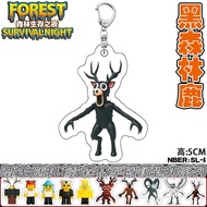 99 Nights in the Forest Peripheral Elk Owl Goat Monster High-value Acrylic Keychain Schoolbag Small 