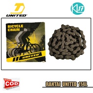 UNITED BMX BIKE CHAIN SINGLE SPEED BIKE CHAIN BMX BIKE CHAIN MINI BIKE KIDS ONTHE BIKE