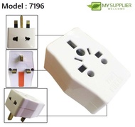 13a 3pin multi adaptor plug