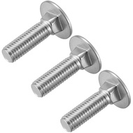 304 Stainless Steel Square Neck Bolt GB12 Carriage Screw Semicircle Head Bolt M3M4M5-M8 Bridge Shelf