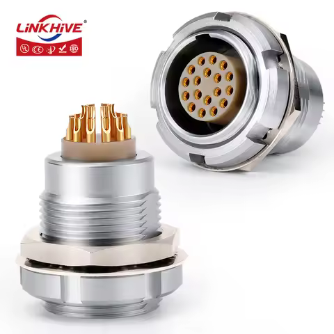 Compatible with LEMO ECG Push-pull Connector Female Socket 0B 1B 2B 3B 2 3 4 5 6 7 8 9 10 12 14 16 1