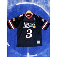 Philadelphia Sixers Iverson NFL Jersey version (black)