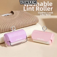 YOWFEM Pet Hair Remover, Strong Adhesive Reusable Washable Lint Roller, Portable Mini Size Dopamine 